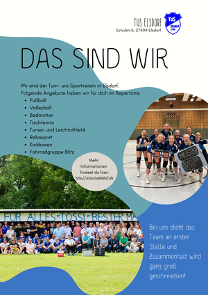 Plakat vom TUS Elsdorf - TUS Elsdorf e.V. Plakat vom TUS Elsdorf